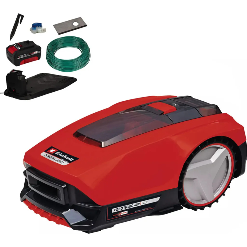 Robot cortacésped Einhell FREELEXO 550 18V 3 Ah Kit de instalación