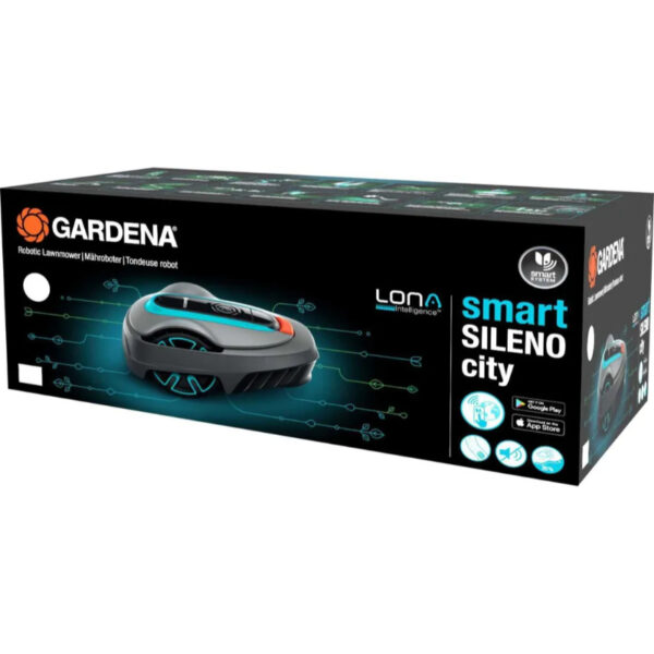 Robot cortacésped GARDENA 19603-60 smart SILENO city 600 m² set - Imagen 4