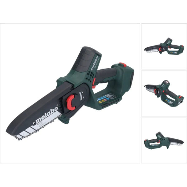 Sierra de podar Metabo MS 18 LTX 15, 600856850, batería, 18 V, longitud de la barra de sierra 15 cm - Imagen 3