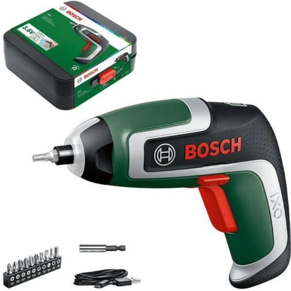 Atornillador inalámbrico Bosch IXO 7, 06039E0000, 3,6 V/2,0 Ah, con luz LED, juego de puntas y caja, 5,5 Nm - Imagen 3