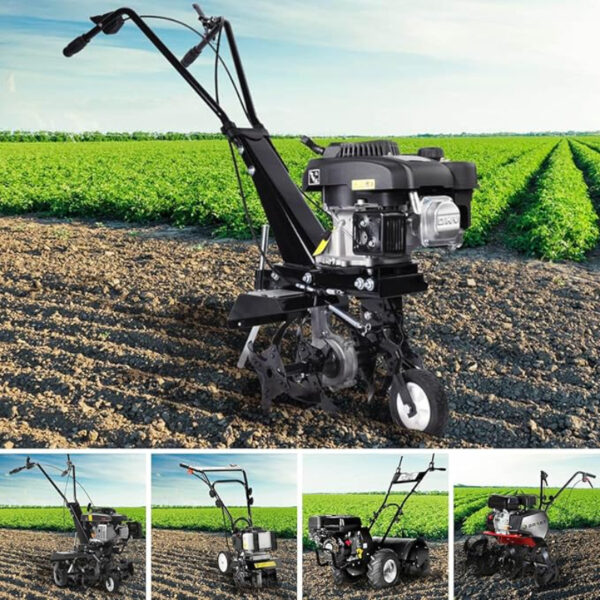 PECHO Cultivador de gasolina de 4,4 kW (6 CV) autopropulsado Ancho de trabajo de 36,00 cm - Imagen 2