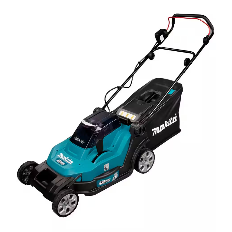 Cortadora de césped Makita DLM432PT2, batería, 2x18V / 5Ah, con 2 baterías