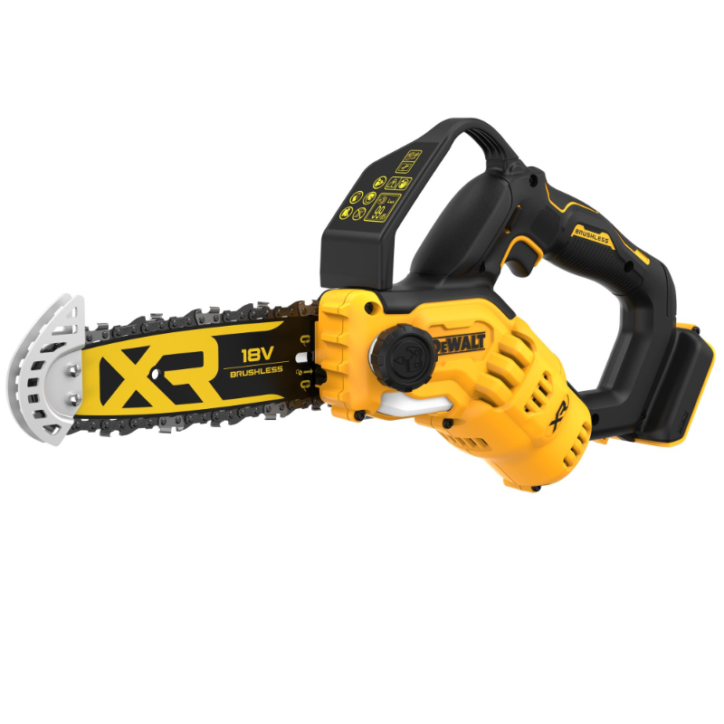 Sierra de podar DeWalt DCMPS520N-XJ, batería, 18 V, longitud de barra de sierra 20 cm