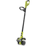 Cultivador inalámbrico RYOBI RY18CVA-0 de 18 V, cultivador de jardín inalámbrico con mango ajustable