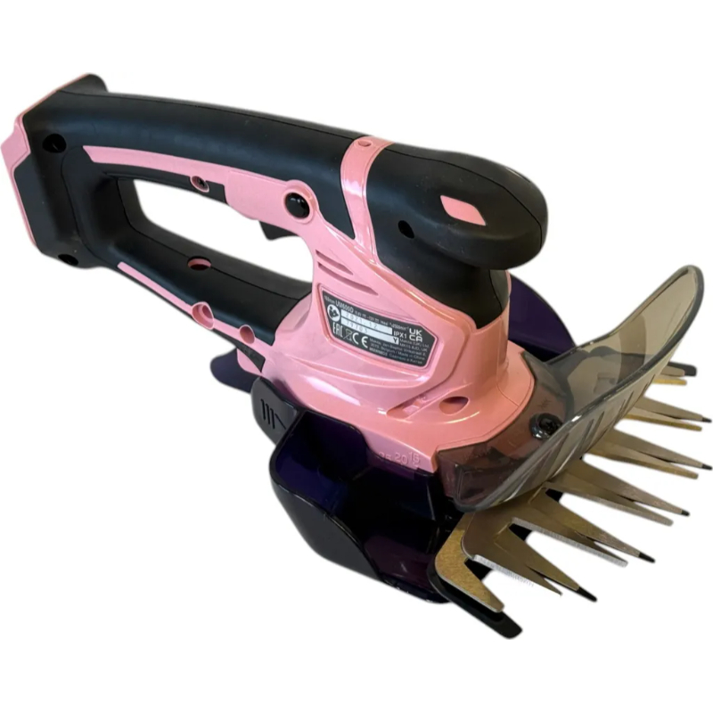 MAKITA Tijeras cortacésped inalámbricas UM 600 DZP 12 V máx. 160 mm Rosa Solo – sin batería, sin cargador