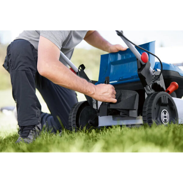 Cortacésped Bosch GRA 18V2-46 Professional, batería, 2x18V, ancho de corte 46cm, recogedor de césped 60 litros - Imagen 4